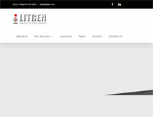 Tablet Screenshot of litgen.com